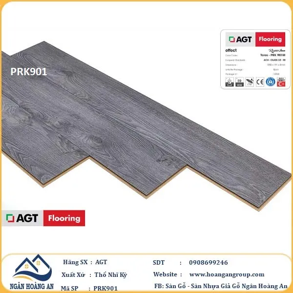 Sàn Gỗ Công Nghiệp AGT Effect PRK901 8mm